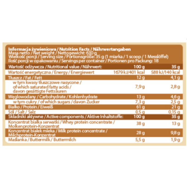 Allnutrition NUTLOVE PROTEIN SHAKE White Choco Peanut, 630 gram