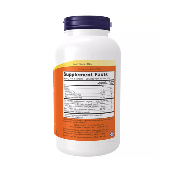 Now Foods Omega 3-6-9 1000 mg / 250 gel capsules
