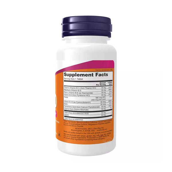 Now Foods B-50 Vitamin B Complex, 100 capsules