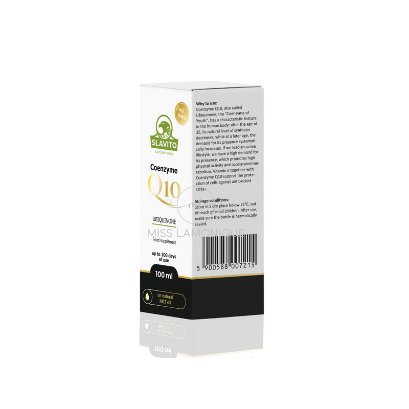 SLAVITO Coenzyme Q10 Ubiquinone - recommended by Dr H. Czerniak