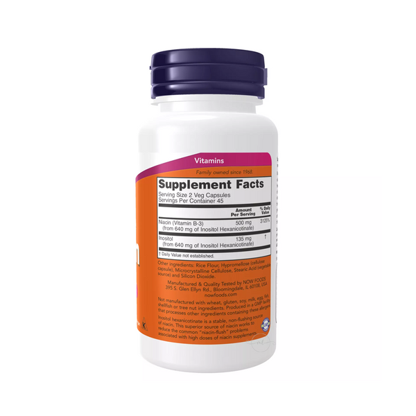 Now Foods Vitamin B3 FLUSH-FREE 250 mg / 90 capsules