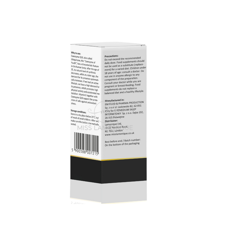 SLAVITO Coenzyme Q10 Ubiquinone - recommended by Dr H. Czerniak
