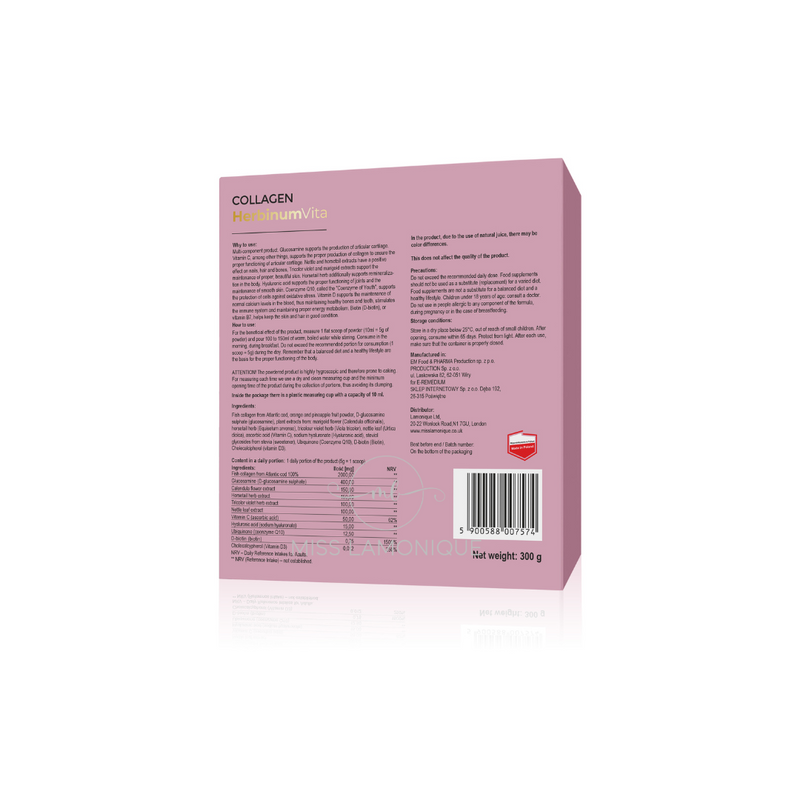 SLAVITO HerbinumVita Collagen - recommended by Dr H. Czerniak