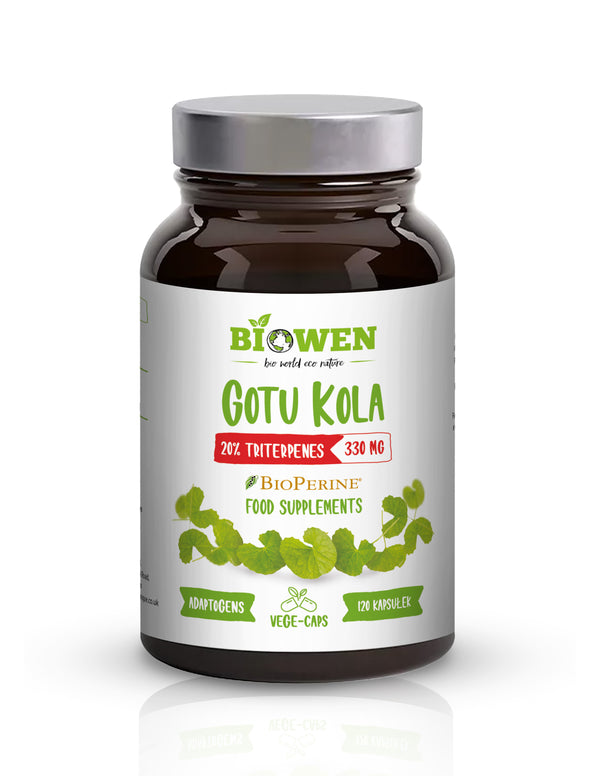 Biowen Gotu Kola (Centella asiatica) 330 mg 20% triterpenes - capsules