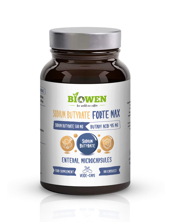 Biowen Sodium butyrate 580 mg + 415 mg butyric acid - 100 capsules