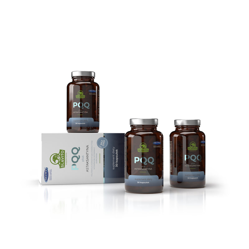 Slavito PQQ plus Astaxanthin, 30 capsules - recommended by Dr H. Czerniak