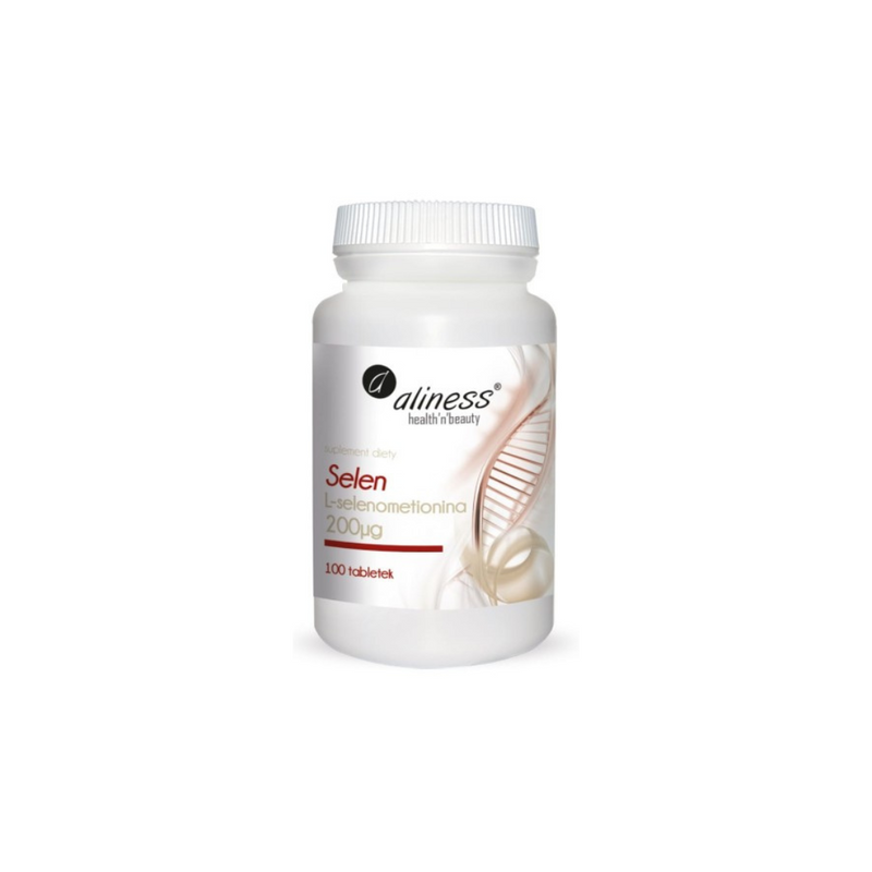 Aliness Selenium L-selenomethionine 200µg 100 capsules