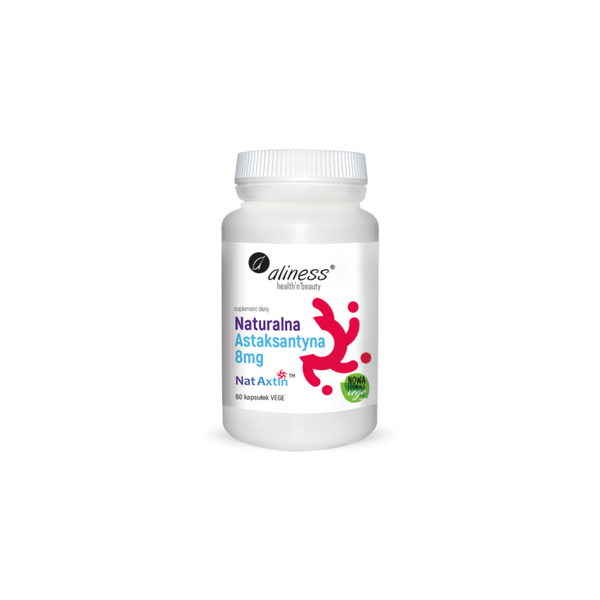 Aliness Natural Astaxanthin Nat Axtin 8mg, 60 capsules