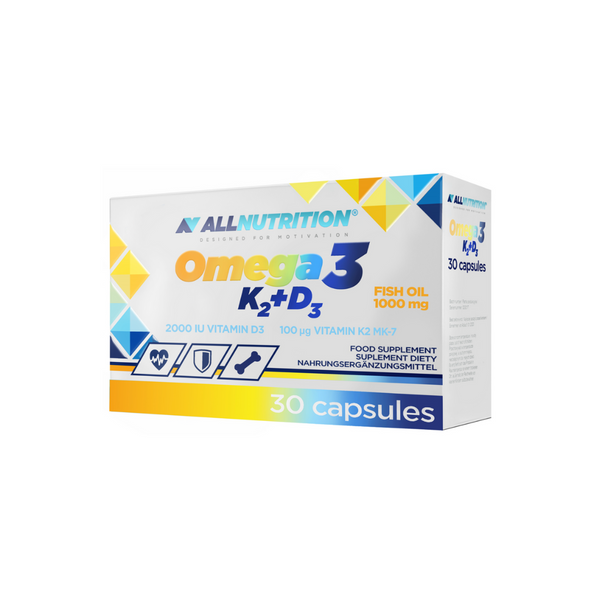 P* Allnutrition OMEGA 3 K2 + D3, 30 capsules, expiry date 02.2026
