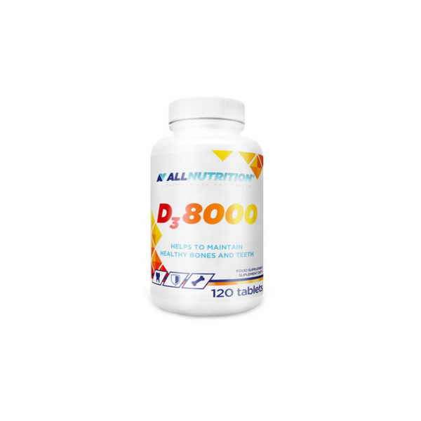 P* Allnutrition D3 8000,  120 capsules EXPIRY DATE 01.2027