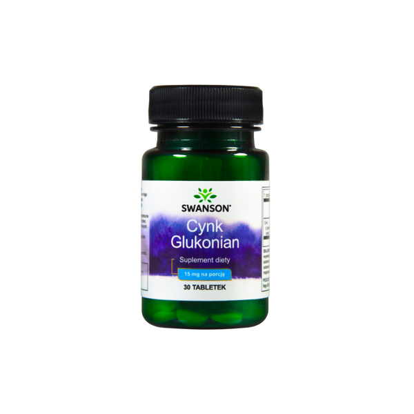 Swanson Zinc (gluconate) 30 mg / 30 capsules