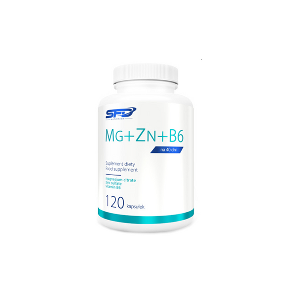 P* SFD Magnesium + Zinc + Vitamin B6, 120 capsules EXPIRY DATE 01.2026