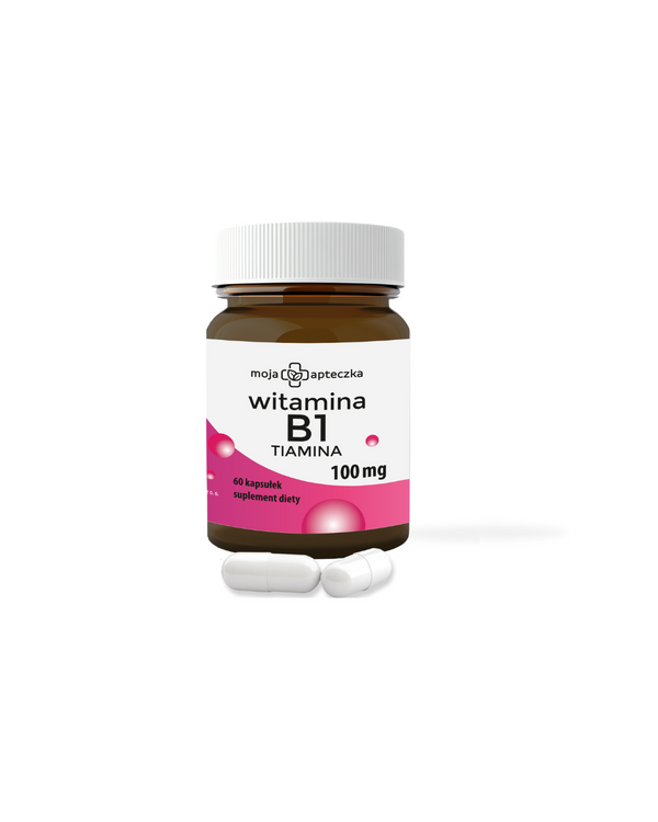 Moja Apteczka Vitamin B1 thiamine 100 mg – 60 capsules