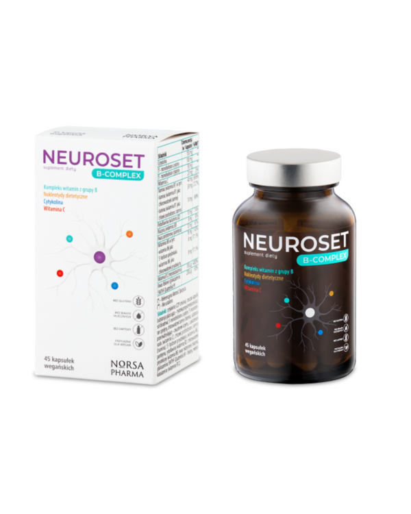 Norsa Pharma Neuroset B-Complex, 45 vegan capsules