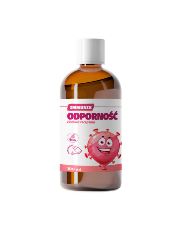EkoToTu IMMUNICIPAL mix of 9 herbs IMMUNITY Echinacea WILD ROSE Elderberry, 100 ml