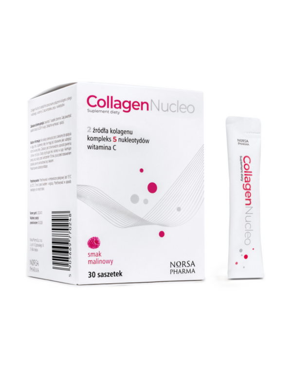 Norsa Pharma Collagen NUCLEO raspberry flavor, 30 sachets