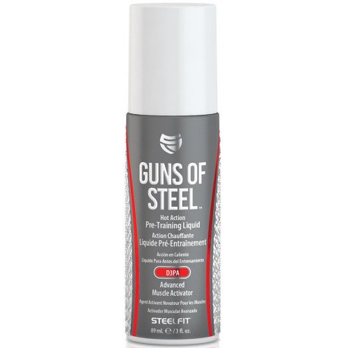 SteelFit Guns of Steel, Hot Action Pre-Training Liquid  - 89 ml.