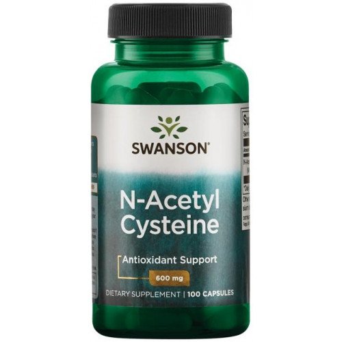 P* Swanson N-Acetyl Cysteine, 600mg  - 100 caps EXPIRY DATE 11.2027