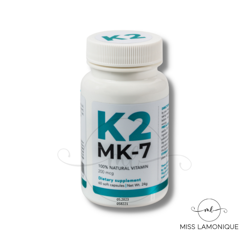 VISANTO K2 MK-7 200 MCG - NATURAL VITAMIN 60 capsules - J. ZIEBA
