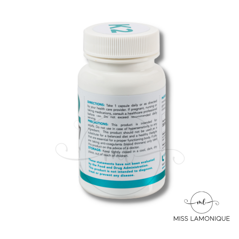 VISANTO K2 MK-7 200 MCG - NATURAL VITAMIN 60 capsules - J. ZIEBA