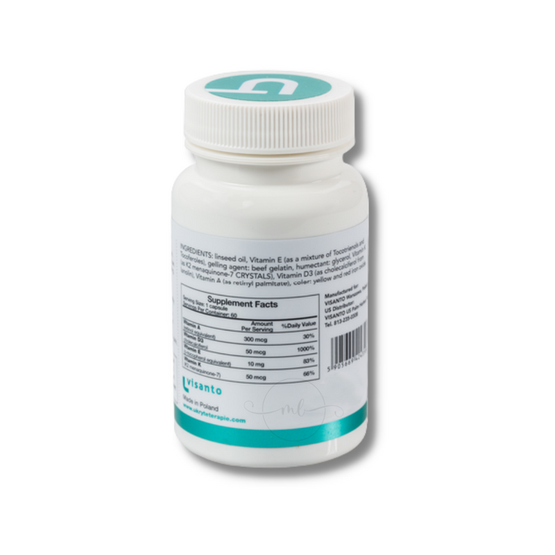 Visanto ADEK PLUS TWIST-OFF VISANTO - J. Zieba - Vitamins A + D3 + E + K2 MK-7